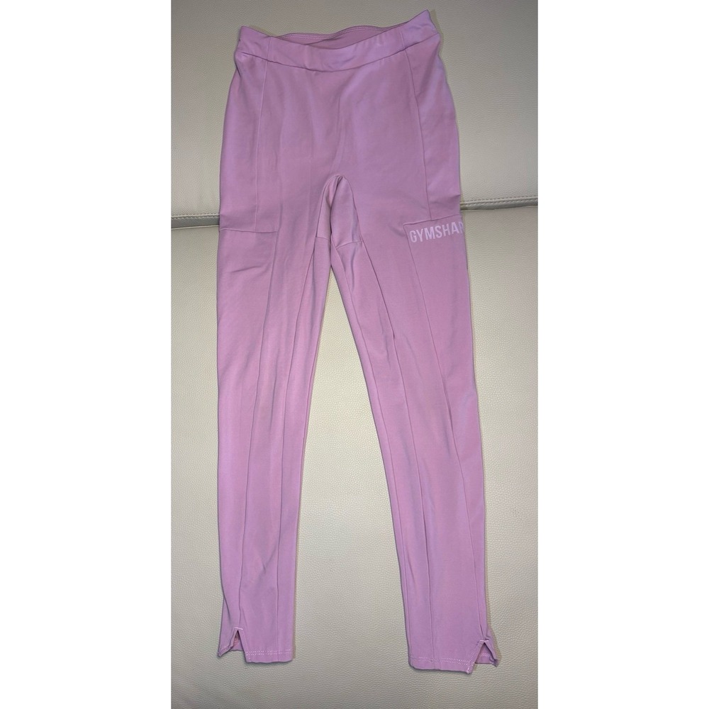 Women's SMALL lavender Gymshark full length Athletic Leggings EUC.